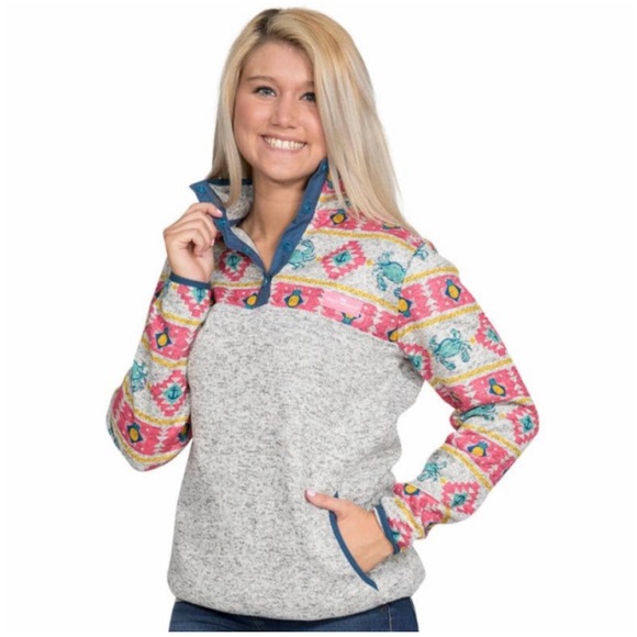 Simply Southern Sweaters - 🎀 Simply Southern Knit  Pullover Crab Pineapple